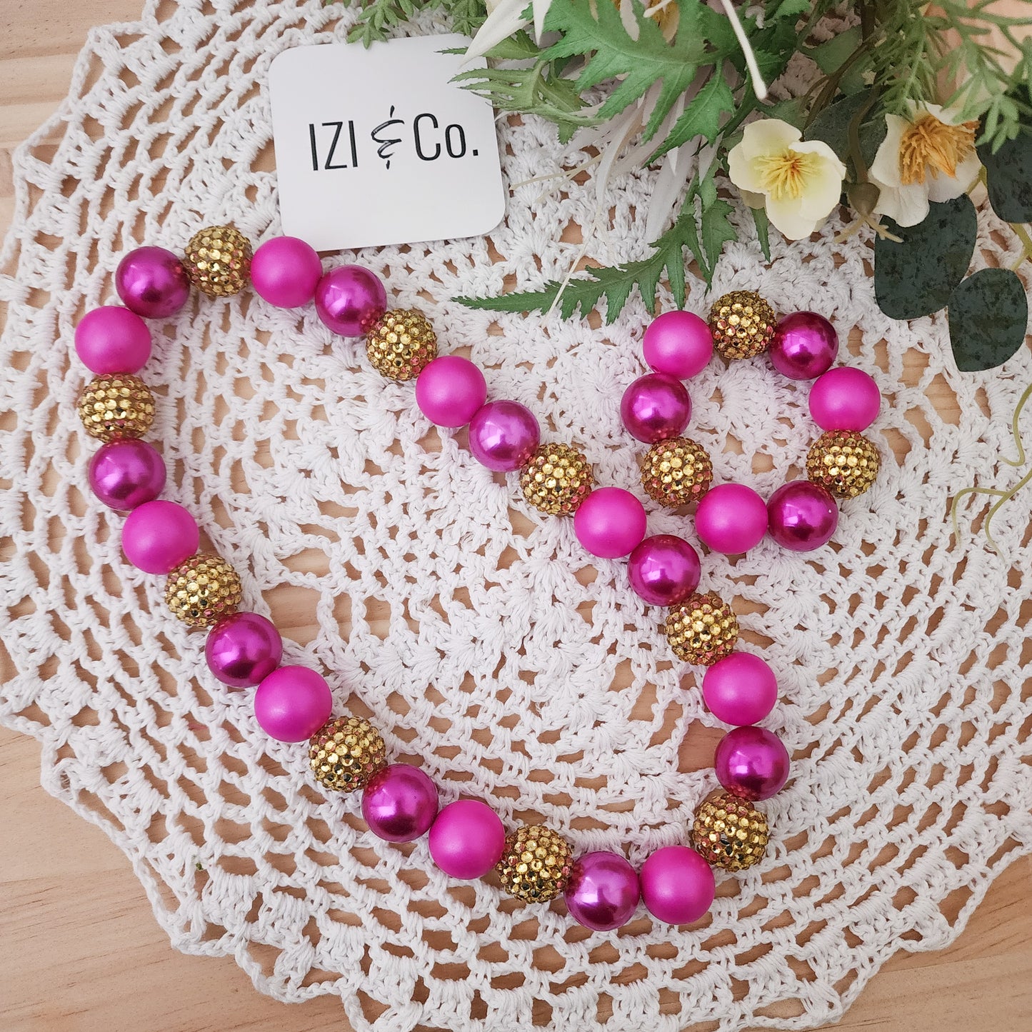 Pink Glimmer Bling
