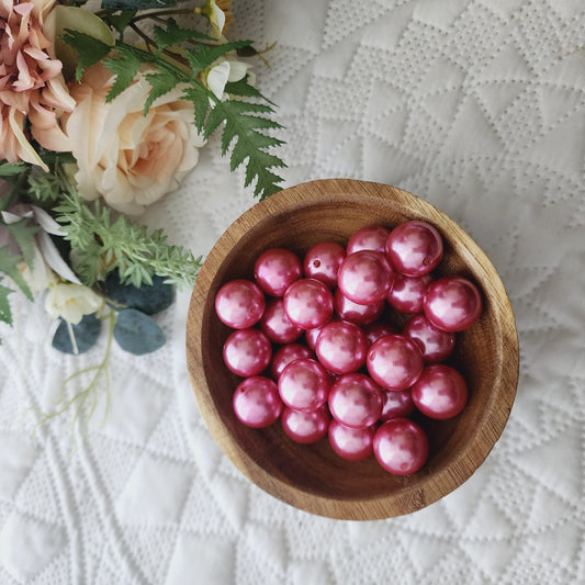Rose pink pearl 20mm