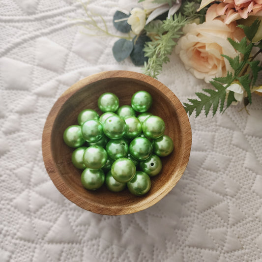 Pear green pearl 20mm
