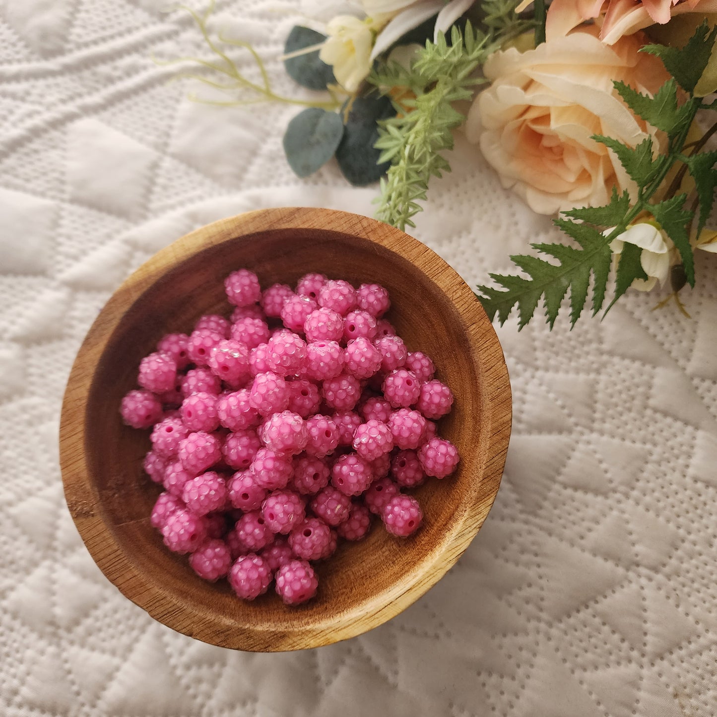Berry Clear Rhinestones 12mm