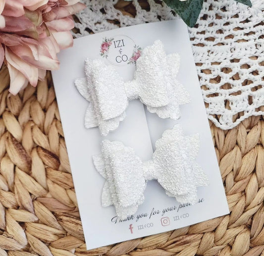 White Sparkle Petal