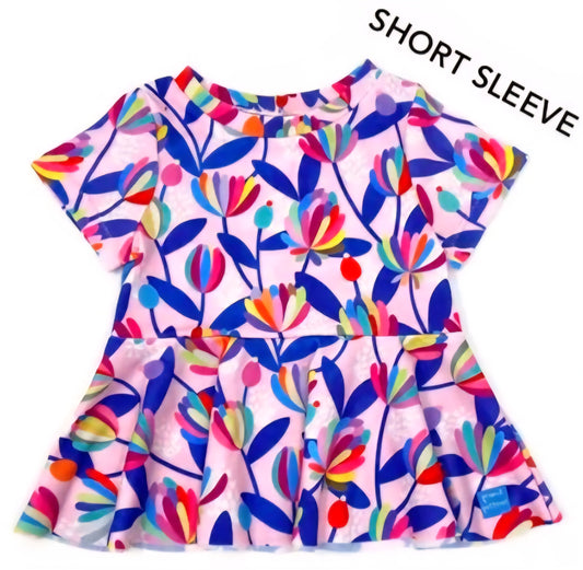 Short sleeve Peplum